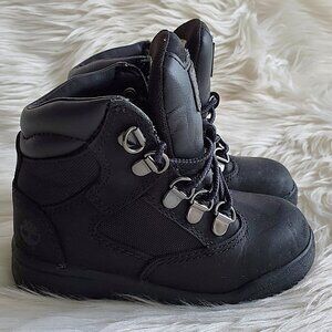 Timberland Black Toddler Waterproof Cushioned Field Boot SZ 9
